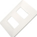 Espelho Placa Pial Plus+ Branco 4X2 2Mod.Dist 8506Bc