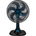 Ventilador De Mesa 30Cm Preto/Azul 127V Turbo Vent