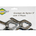 Grampo Nylon 3'' C/4 Brasfort 7353