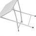 Mesa De Aco Quadrada Acomix Branco