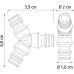 Derivacao Em Y P/Mangueira Pvc Tram 1/2 78504