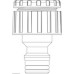 Adaptador Femea Eng.Rap.Tram 78502 - Kit C/12 Unidades