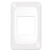 Espelho Placa Pial Pop C/Suporte 4X2 2Int Lgp22 Branco