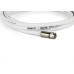 Fio Coaxial Kit Rgc06 C/Conector Branco 10Mt