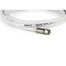 Fio Coaxial Kit Rgc06 C/Conector Branco 20Mt