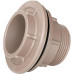 Adaptador  C/Flange Pvc Plastilit 1/2 Marrom - Kit C/10 Unidades