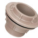 Adaptador  C/Flange Pvc Plastilit 1/2 Marrom - Kit C/10 Unidades