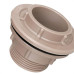 Adaptador  C/Flange Pvc Plastilit 3/4 Marrom - Kit C/10 Unidades