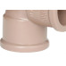 Cotovelo Plastilit PVC Liso Liso 3X90 Marrom