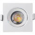 Spot Emb.05W Led 3000K Quadr B_D Branco