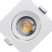 Spot Emb.05W Led 3000K Quadr B_D Branco