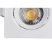 Spot Emb.05W Led 3000K Quadr B_D Branco