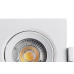 Spot Emb.05W Led 3000K Quadr B_D Branco