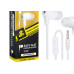 Fone De Ouvido Easy C/Microfone 1,2M Branco