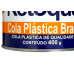 Massa Plastica 400Gr Retoque Branca - Kit C/12 Unidades