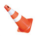 Cone Laranja/Branco 75Cm Fortline