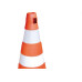 Cone Laranja/Branco 75Cm Fortline