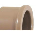 Caps Plastilit PVC Liso Liso 2.1/2 Marrom - Kit C/5 Unidades