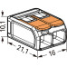 Conector Wago 2P 05 6,0M 41A 221-612 - Kit C/50 Unidades