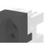 Modulo Fame Habitat Black 4034 1Tomada 10A