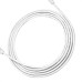 Fio Cabo Rede Patch Cord Branco Rj45 05Mt