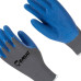 Luva Imbat Tricotada Banho Palmar Azul 09 - Kit C/12 Unidades