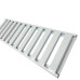 Grelha Aco Galvonizado Compl.15 X 50 Branco Forte