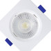 Spot Emb.06W Led 3000K Quadr Blumenau Branco