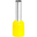 Terminal Pre-Isol Ilhos 6,0 C12 Amarelo Penzel - Kit C/100 Unidades