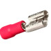 Terminal Pre-Isol Femea 0,5-1,5 Vermelho Penzel - Kit C/100 Unidades