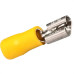 Terminal Pre-Isol Femea 4,0-6,0 Amarelo Penzel - Kit C/100 Unidades