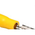 Terminal Pre-Isol Femea 4,0-6,0 Amarelo Penzel - Kit C/100 Unidades