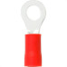 Terminal Pre-Isol Olhal 0,5-1,5 Vermelho F3,7 - Kit C/100 Unidades