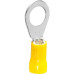 Terminal Pre-Isol Olhal 4,0-6,0 Amarelo F4,3 - Kit C/100 Unidades