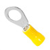 Terminal Pre-Isol Olhal 4,0-6,0 Amarelo F4,3 - Kit C/100 Unidades