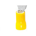 Terminal Pre-Isol Olhal 4,0-6,0 Amarelo F4,3 - Kit C/100 Unidades