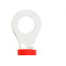 Terminal Pre-Isol Olhal 10 Vermelho F6,5 - Kit C/100 Unidades