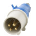 Plug Strahl 3P+T 16A 220/240V Azul 4079/Bc