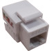 Conector Femea Keystone Cat06 Branco - Kit C/10 Unidades