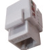 Conector Femea Keystone Cat06 Branco - Kit C/10 Unidades