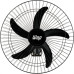 Ventilador Parede 60Cm Bivolt Preto Wap Pro60