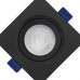 Spot Emb.05W Led 6500K Quadr B_D Preto