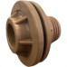 Adaptador  C/Flange Pvc Reboucas 1/2 Marrom - Kit C/10 Unidades