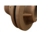 Adaptador  C/Flange Pvc Reboucas 1/2 Marrom - Kit C/10 Unidades