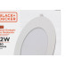 Luminaria Led Embutir Redonda 12W 6500K 17Cm B_D Eco