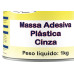 Massa Plastica 1Kg Ibere Cinza