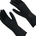 Luva Imbat Latex Forrada Preto 07-P - Kit C/12 Unidades