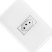 Conjunto Radial Ouro Branco 1Tomada 20A 1809176