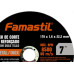 Disco Sped/Inox Famastil 7X7/8X1,6 - Kit C/10 Unidades