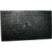 Desempenadeira Pvc Giraldi Preto Corrugada 16X28